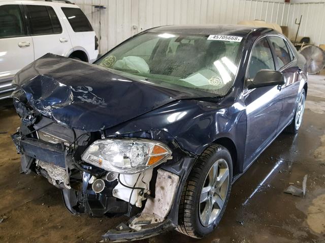 1G1ZA5EU2BF350039 - 2011 CHEVROLET MALIBU LS ლურჯი ფოტო 2