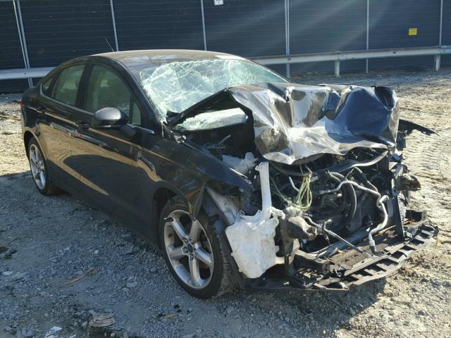 3FA6P0G74GR184237 - 2016 FORD FUSION S BLACK photo 1