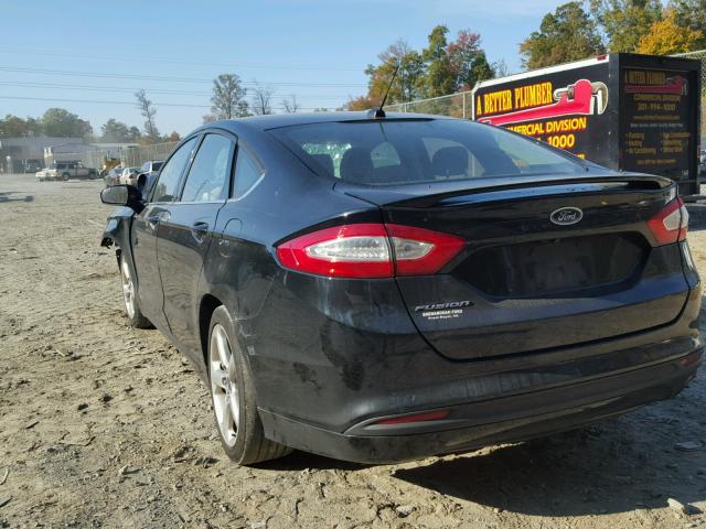 3FA6P0G74GR184237 - 2016 FORD FUSION S BLACK photo 3