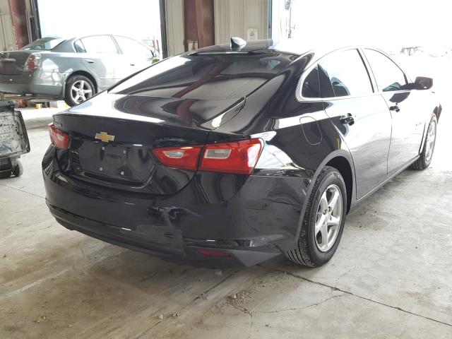 1G1ZB5ST5HF280974 - 2017 CHEVROLET MALIBU LS შავი ფოტო 4