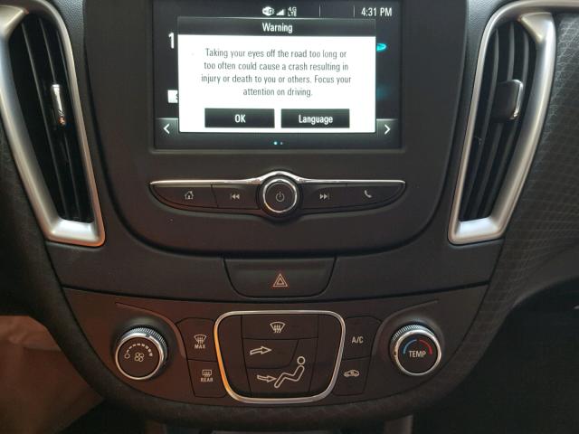 1G1ZB5ST5HF280974 - 2017 CHEVROLET MALIBU LS შავი ფოტო 9