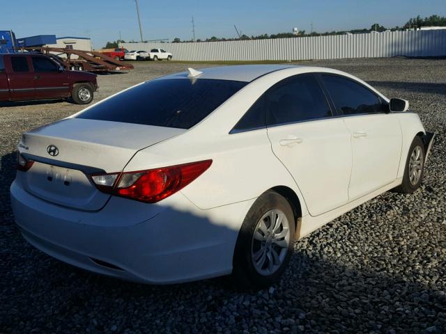 5NPEB4AC1BH224514 - 2011 HYUNDAI SONATA GLS WHITE photo 4