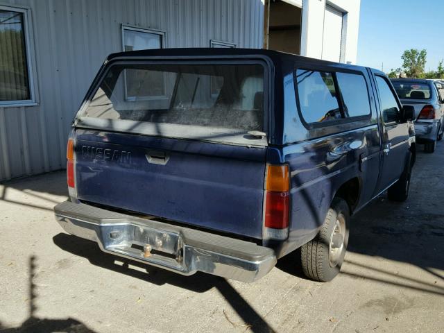 1N6SD11S5NC302602 - 1992 NISSAN TRUCK SHOR BLUE photo 4