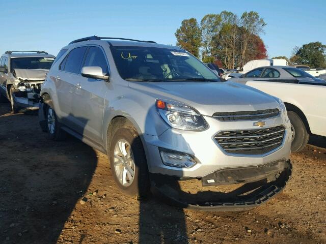 2GNALCEK7H1541349 - 2017 CHEVROLET EQUINOX LT SILVER photo 1