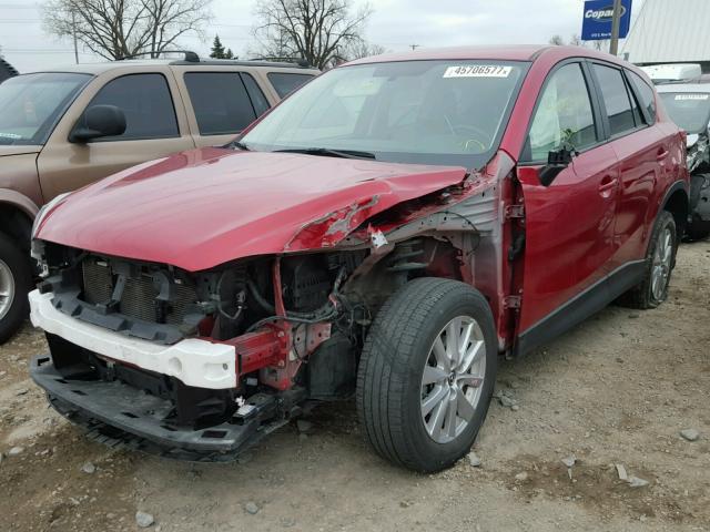 JM3KE4CY7F0482856 - 2015 MAZDA CX-5 TOURI RED photo 2