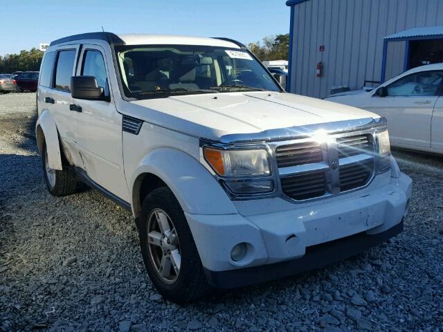 1D8GT58K17W593319 - 2007 DODGE NITRO SLT WHITE photo 1