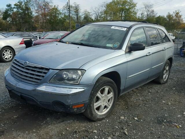 2C4GF68465R366680 - 2005 CHRYSLER PACIFICA BLUE photo 2