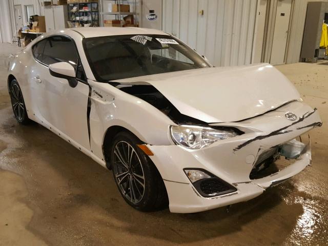 JF1ZNAA13D1701482 - 2013 TOYOTA SCION FR-S WHITE photo 1
