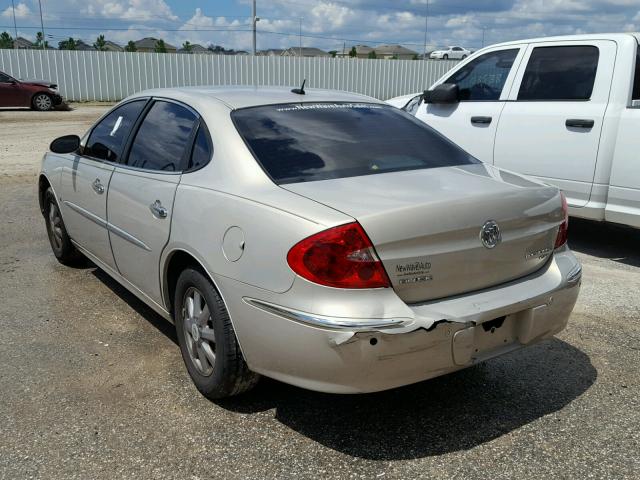 2G4WD582581165975 - 2008 BUICK LACROSSE C GOLD photo 3