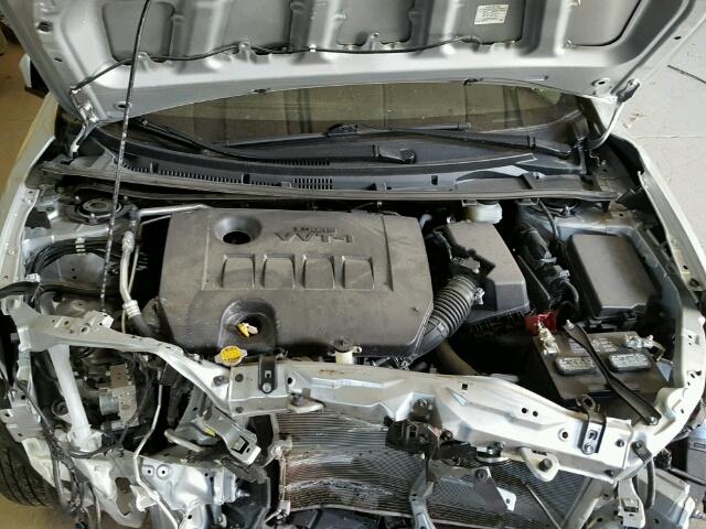 2T1BURHEXGC623093 - 2016 TOYOTA COROLLA L SILVER photo 7