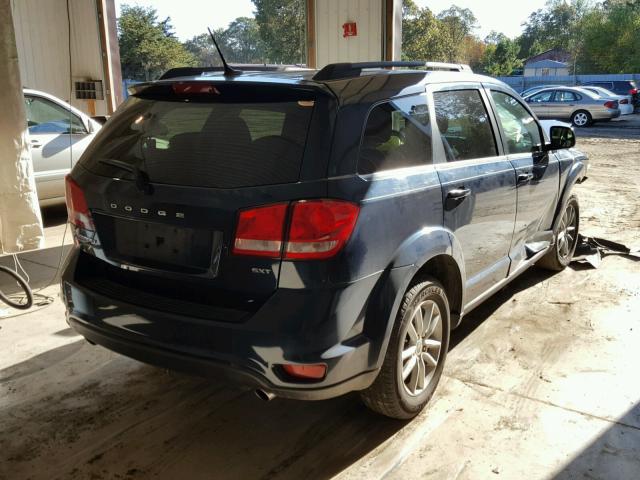 3C4PDCBG8DT687994 - 2013 DODGE JOURNEY SX BLUE photo 4