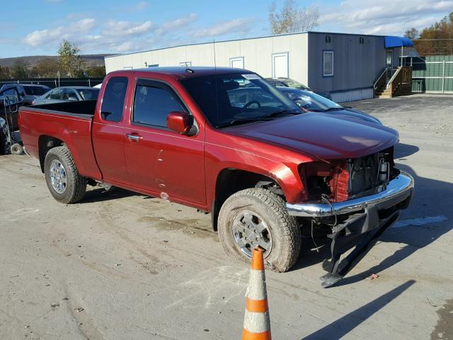 1GTKTCD96A8127252 - 2010 GMC CANYON SLE BURGUNDY photo 1