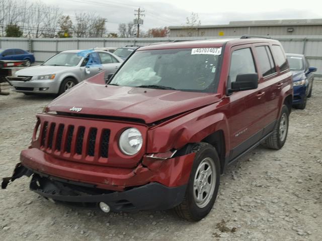 1C4NJPBA7GD811539 - 2016 JEEP PATRIOT RED photo 2