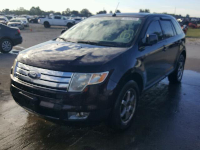 2FMDK39C97BB17901 - 2007 FORD EDGE SEL P PURPLE photo 2