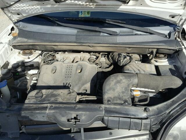 KM8JN72D88U866236 - 2008 HYUNDAI TUCSON WHITE photo 7