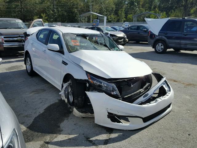 5XXGM4A72FG507723 - 2015 KIA OPTIMA LX WHITE photo 1