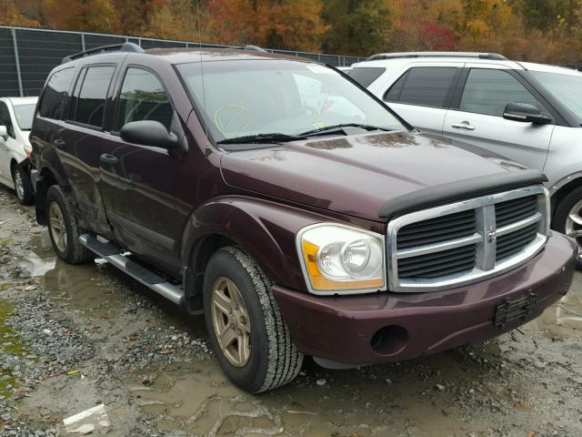 1D4HB48N35F555018 - 2005 DODGE DURANGO PURPLE photo 1