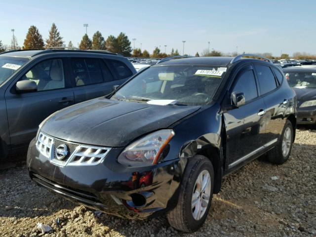 JN8AS5MT7CW275600 - 2012 NISSAN ROGUE BLACK photo 9