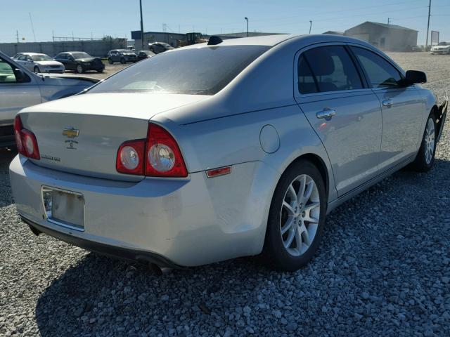 1G1ZG5E79CF127989 - 2012 CHEVROLET MALIBU LTZ 银色 照片 4