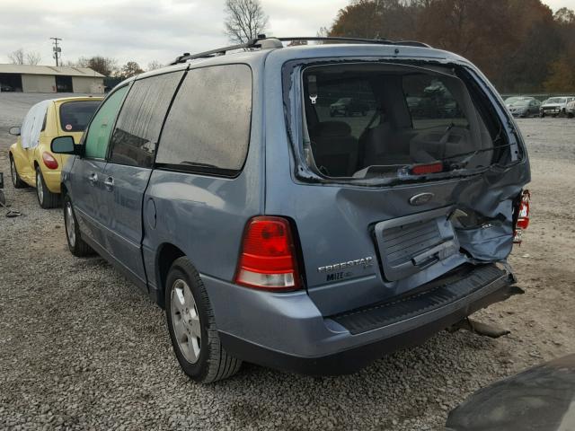 2FMZA57604BA16680 - 2004 FORD FREESTAR S BLUE photo 3