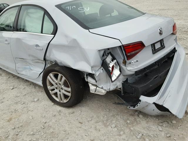 3VW2B7AJ9HM357914 - 2017 VOLKSWAGEN JETTA S 灰色 照片 9