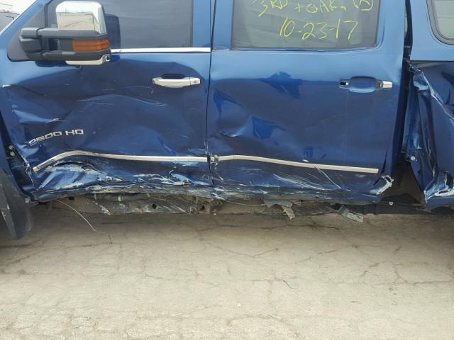 1GC1KWE84FF546371 - 2015 CHEVROLET SILVERADO BLUE photo 10