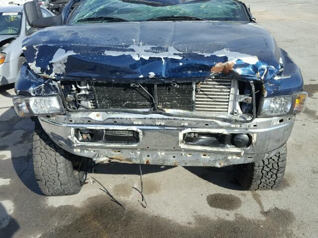 1B7KF2367YJ108589 - 2000 DODGE RAM 2500 BLUE photo 7