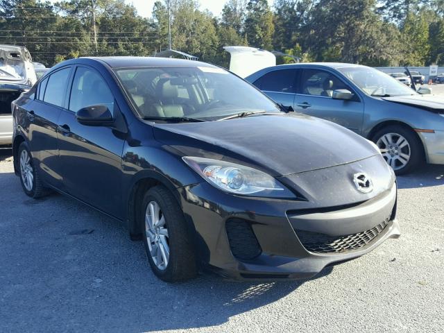 JM1BL1W76C1694279 - 2012 MAZDA 3 BLACK photo 1