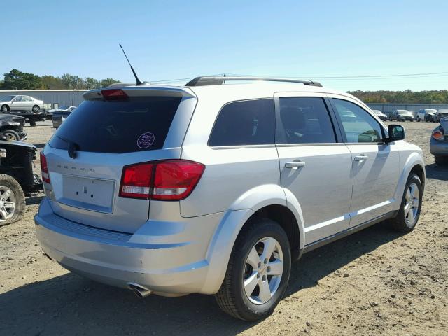 3D4PG1FG1BT511665 - 2011 DODGE JOURNEY MA SILVER photo 4