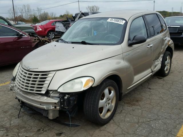 3C4FY58B02T376516 - 2002 CHRYSLER PT CRUISER TAN photo 2