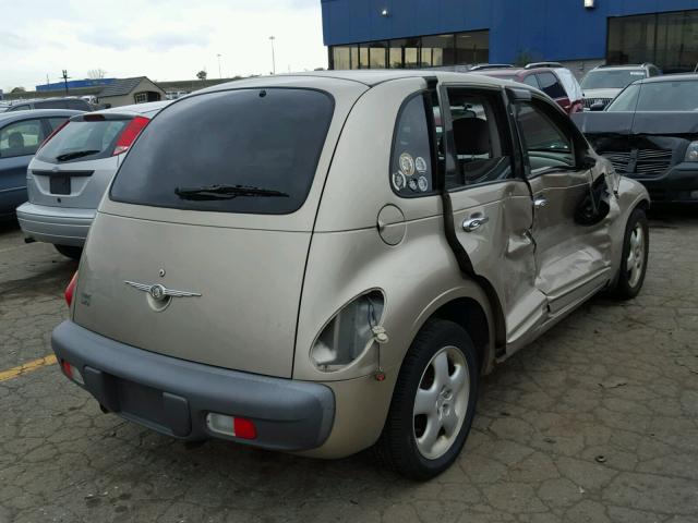 3C4FY58B02T376516 - 2002 CHRYSLER PT CRUISER TAN photo 4