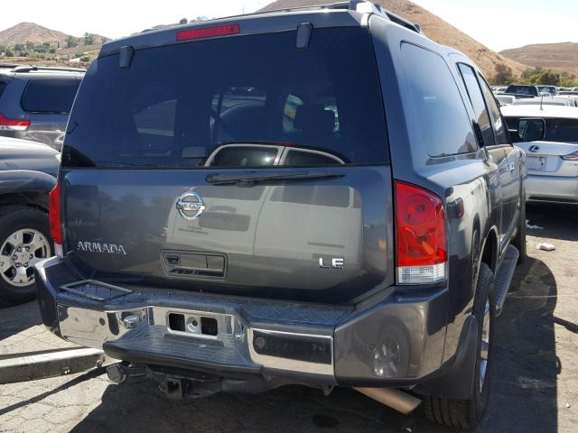 5N1AA08A35N726018 - 2005 NISSAN ARMADA SE GRAY photo 4