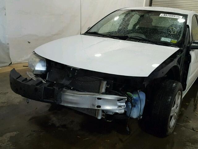 1G8AJ55F47Z159597 - 2007 SATURN ION LEVEL WHITE photo 9
