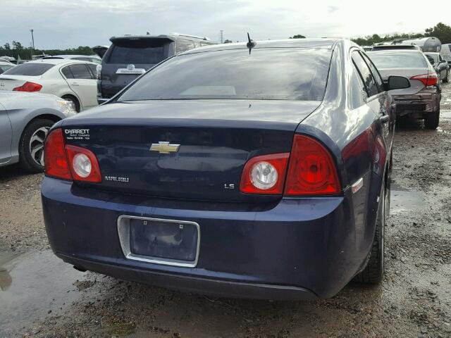 1G1ZG57B59F108477 - 2009 CHEVROLET MALIBU LS Mavi foto 4