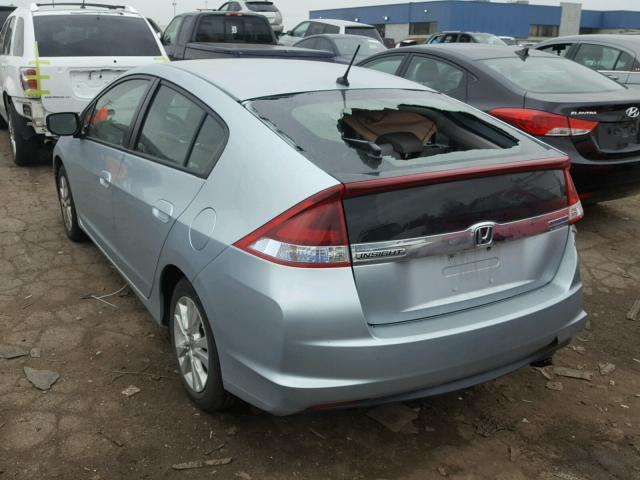 JHMZE2H73CS004377 - 2012 HONDA INSIGHT EX SILVER photo 3