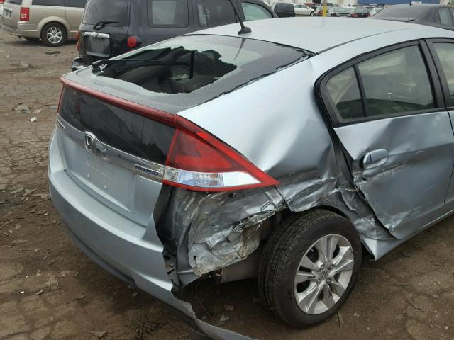 JHMZE2H73CS004377 - 2012 HONDA INSIGHT EX SILVER photo 9