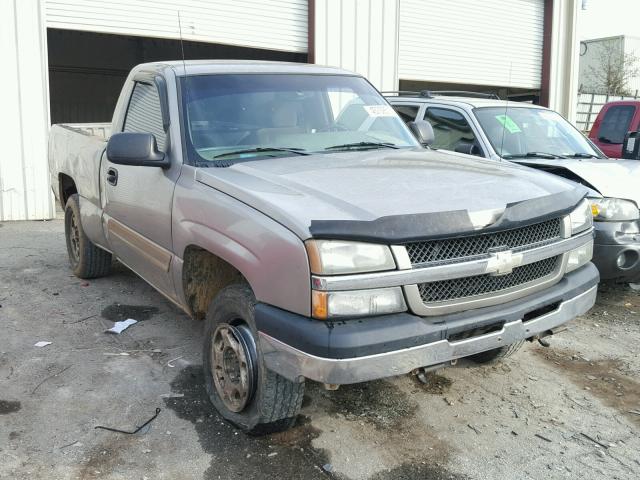 1GCEK14TX3Z284425 - 2003 CHEVROLET SILVERADO GRAY photo 1