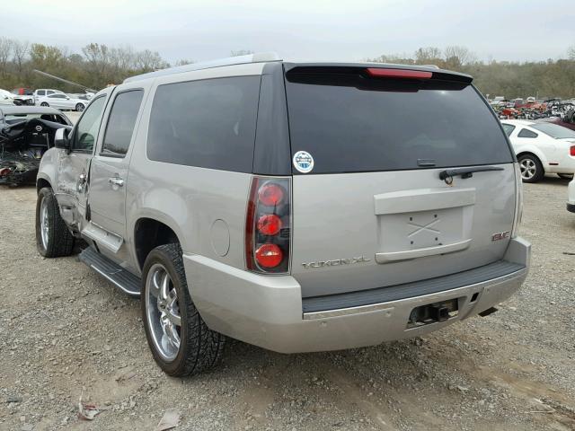 1GKFK66867J220370 - 2007 GMC YUKON XL D SILVER photo 3