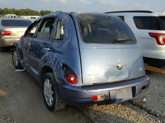 3A8FY68B57T609120 - 2007 CHRYSLER PT CRUISER BLUE photo 3