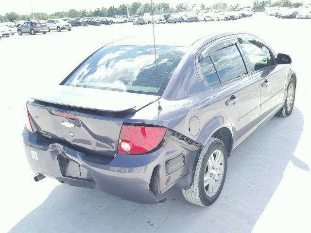 1G1AL55F167840710 - 2006 CHEVROLET COBALT LT CHARCOAL photo 4