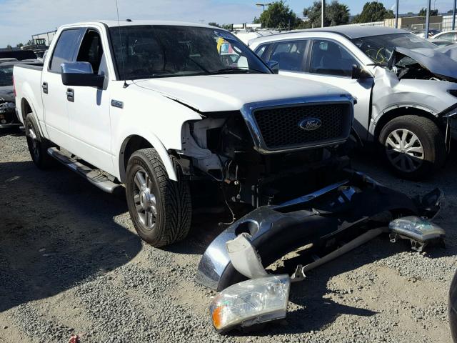 1FTPW12586KB04406 - 2006 FORD F150 SUPER WHITE photo 1