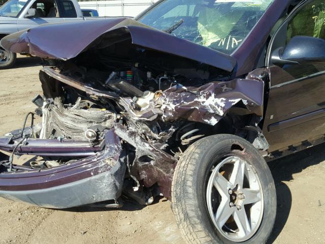 2CNDL63F966194261 - 2006 CHEVROLET EQUINOX LT PURPLE photo 9