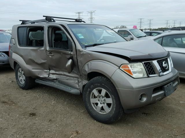 5N1AR18W06C635618 - 2006 NISSAN PATHFINDER TAN photo 1