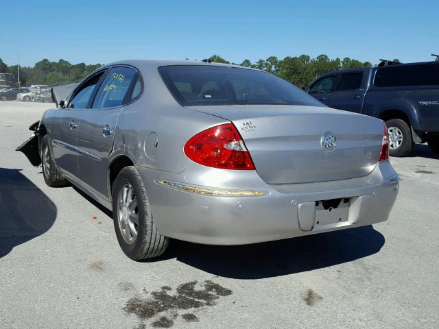2G4WD582381155719 - 2008 BUICK LACROSSE C GRAY photo 3