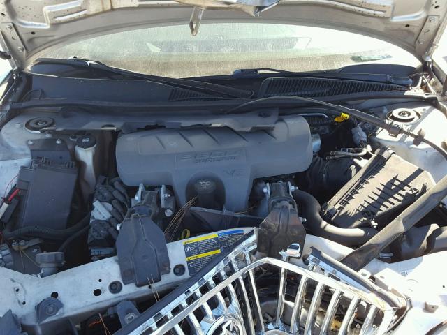 2G4WD582381155719 - 2008 BUICK LACROSSE C GRAY photo 7