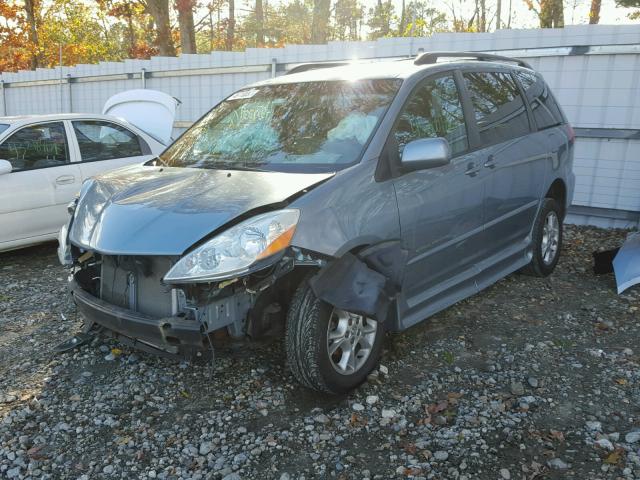 5TDZA22C76S490529 - 2006 TOYOTA SIENNA XLE GRAY photo 2