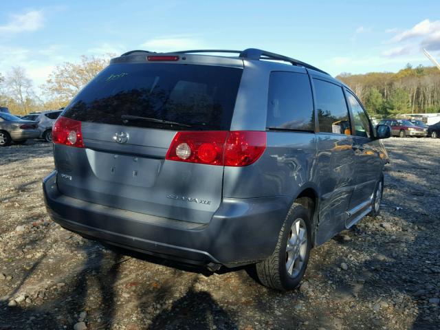 5TDZA22C76S490529 - 2006 TOYOTA SIENNA XLE GRAY photo 4