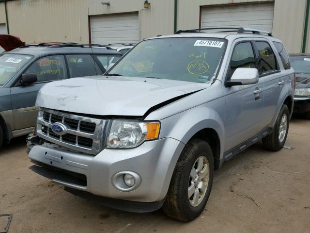 1FMCU0E75CKB69216 - 2012 FORD ESCAPE LIM SILVER photo 2