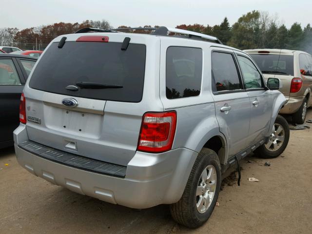 1FMCU0E75CKB69216 - 2012 FORD ESCAPE LIM SILVER photo 4