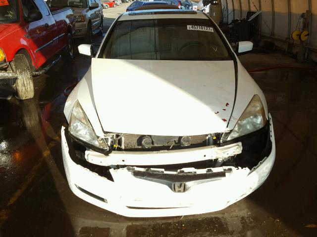 1HGCM81674A014692 - 2004 HONDA ACCORD EX WHITE photo 7